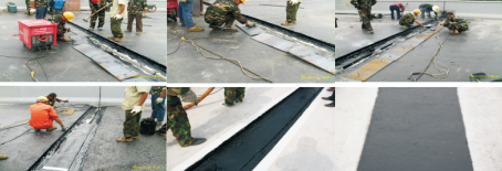 無縫伸縮縫粘結料